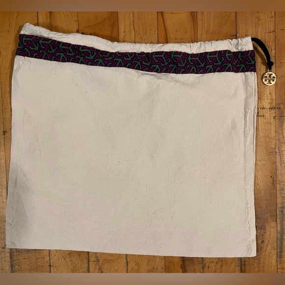 Tory Burch Drawstring Dust Bag With Iconic Tory Burch Logo - Picture 1 of 6
